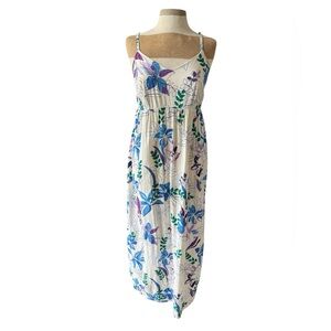 Isabel by Ingrid & Isabel floral maxi tie back dress M